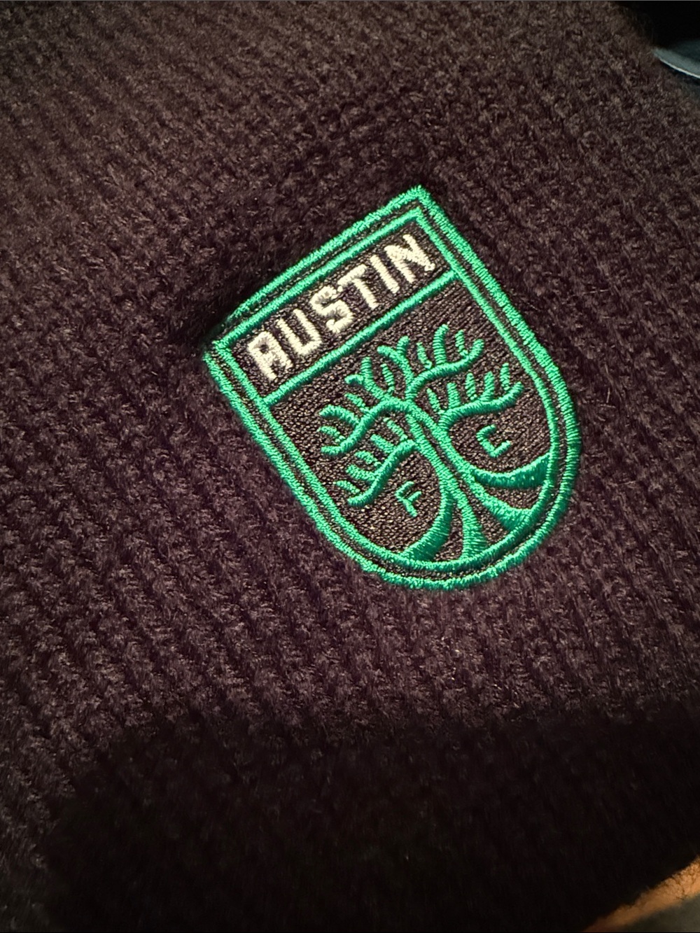 Austin FC Black Scarf Embroidered